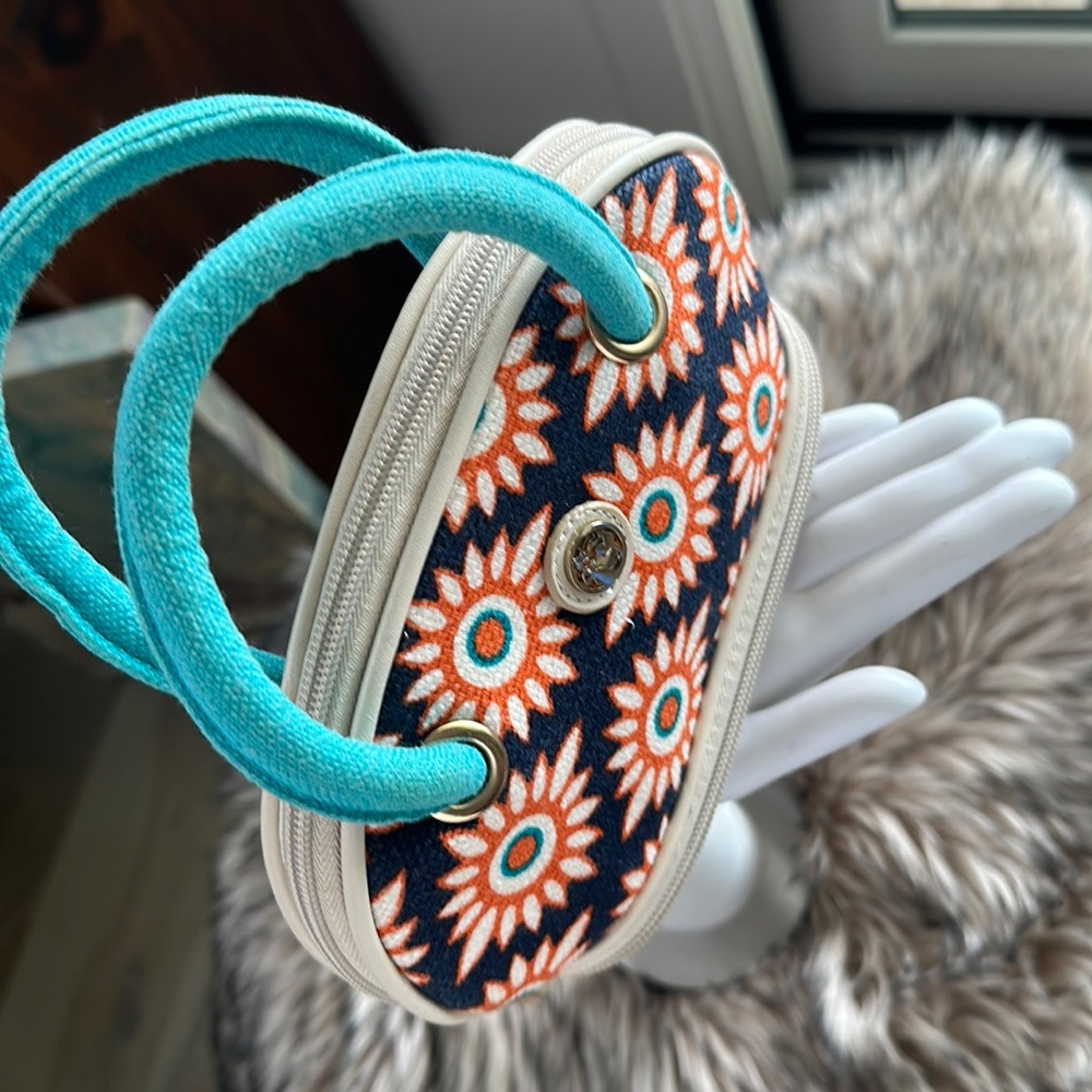 Spartina Natural Linen Cosmetic Bag - Picture 2 of 16
